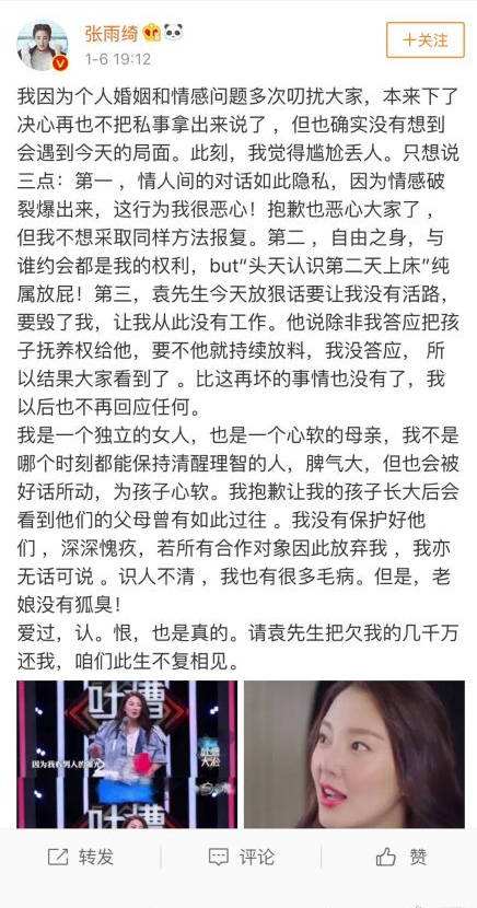 关于袁巴元官方微博聊天记录的信息