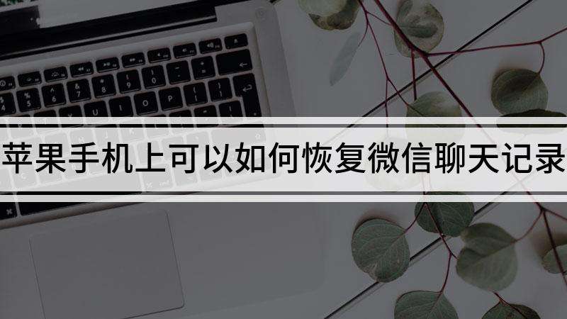 苹果店可以修复聊天记录吗(苹果手机故障修复可以找回来聊天记录?)