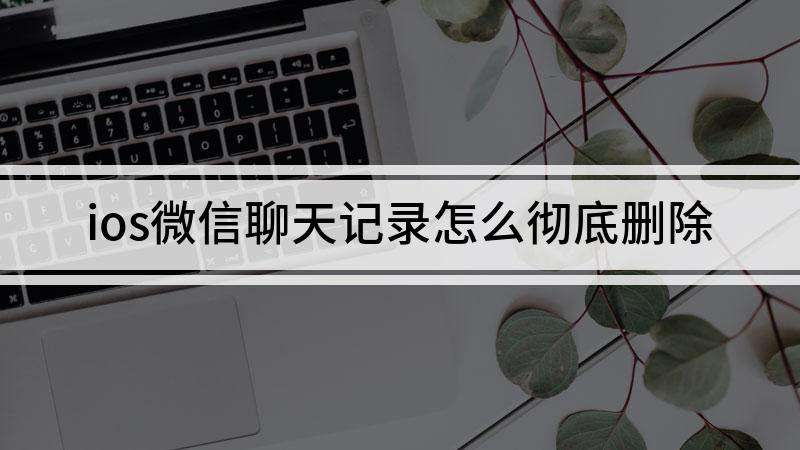 ios微信误删聊天记录(ios微信误删除聊天记录)