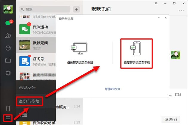 恢复聊天记录后不显示(不显示该聊天怎么恢复聊天记录)