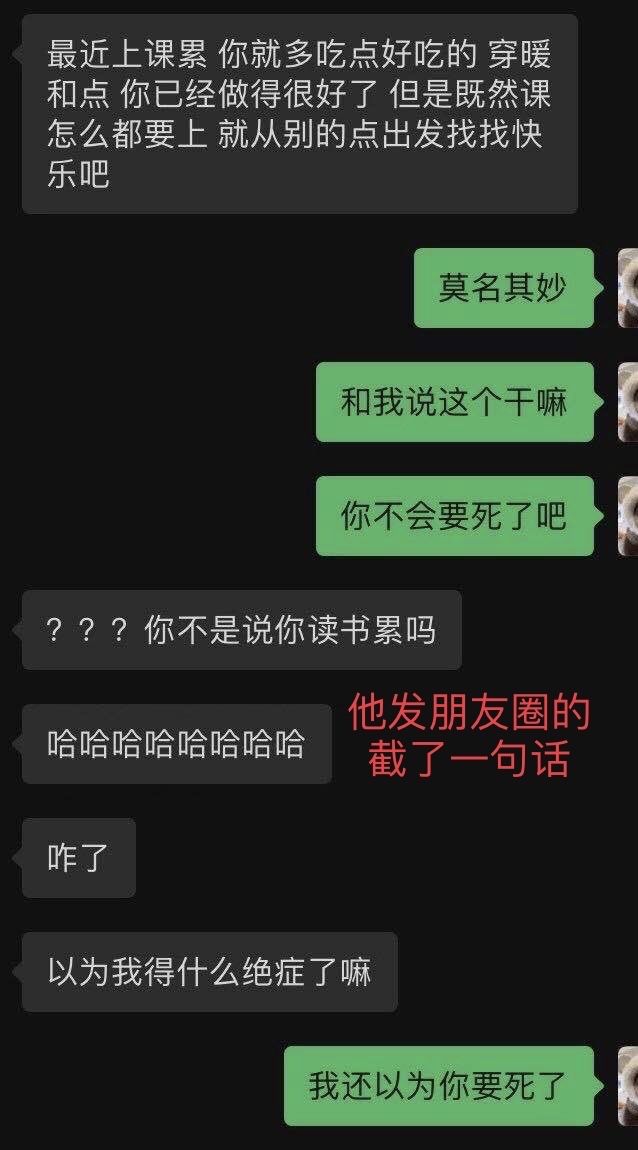 聊天记录笑死我文案(适合发聊天记录的文案)