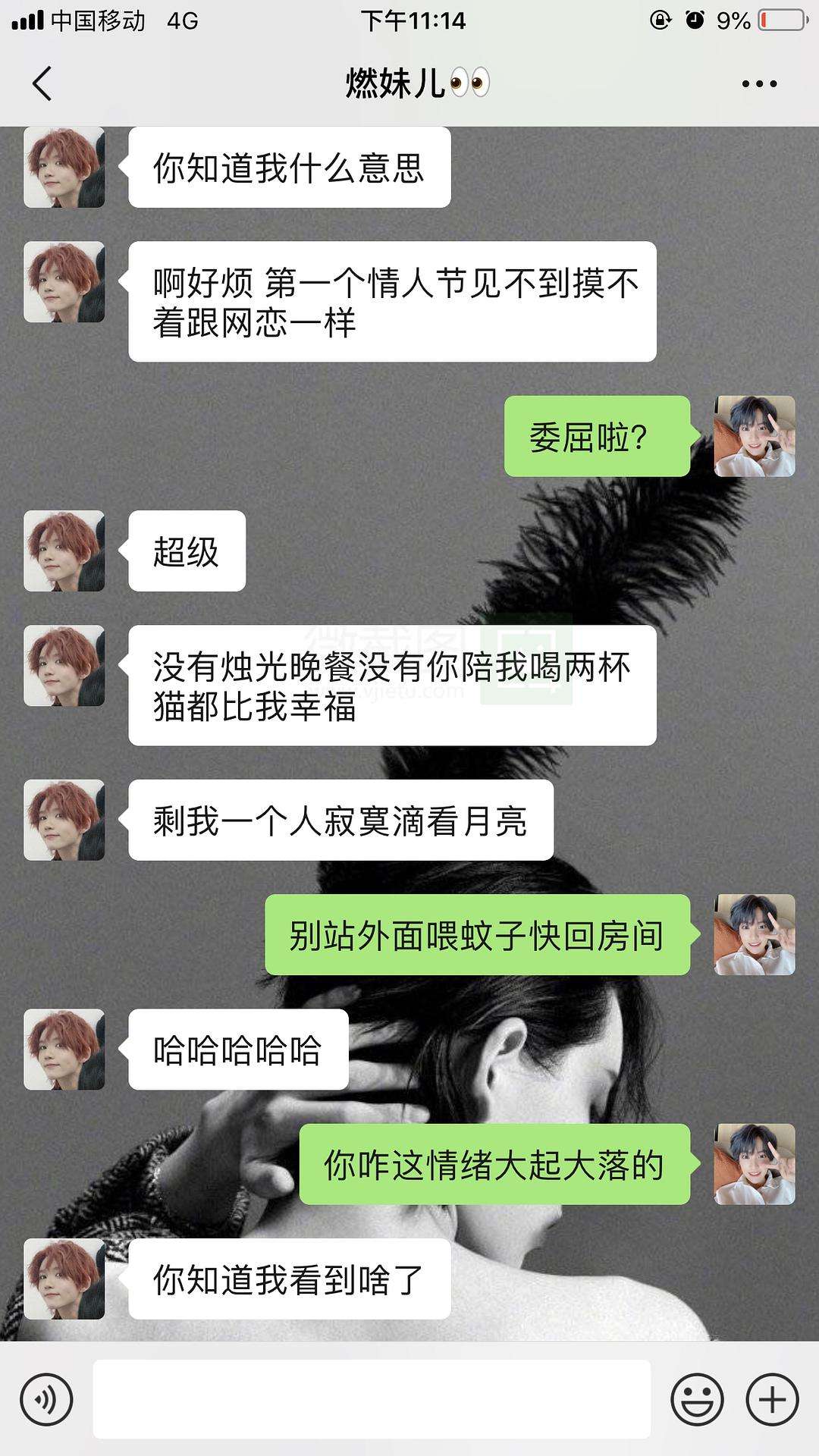 关于网恋卡点聊天记录十几张的信息