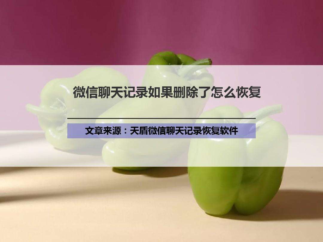 恢复了被删除的微信聊天记录(怎么恢复被删掉的微信聊天记录)