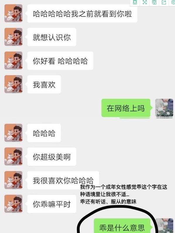 聊天记录女的说喜欢你(网上聊天女生喜欢你的表现)