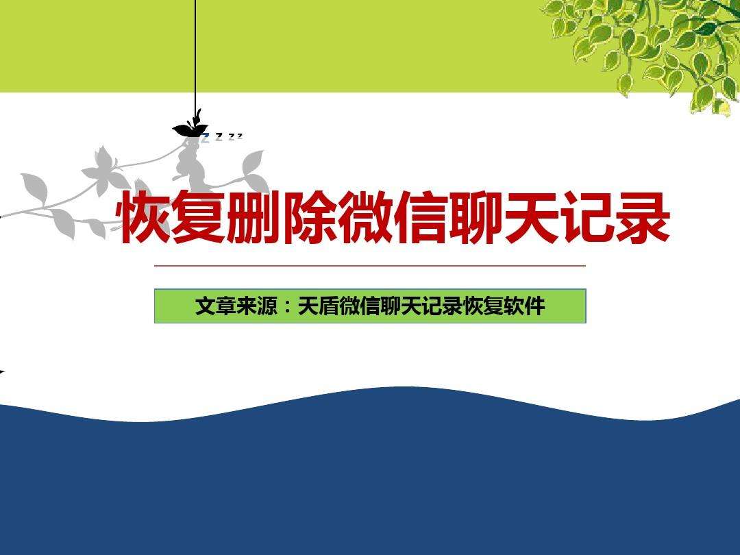 修复微信删除聊天记录的软件(误删微信软件如何恢复聊天记录)