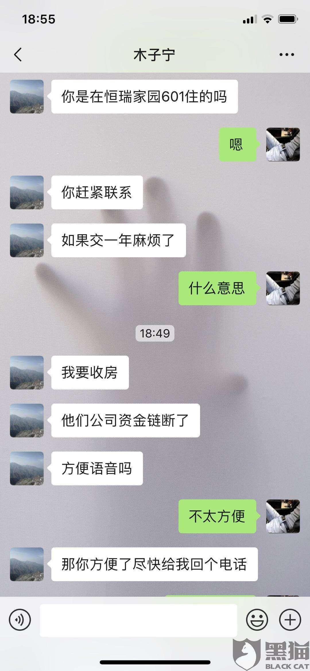 包含女子欠房租10月份聊天记录的词条