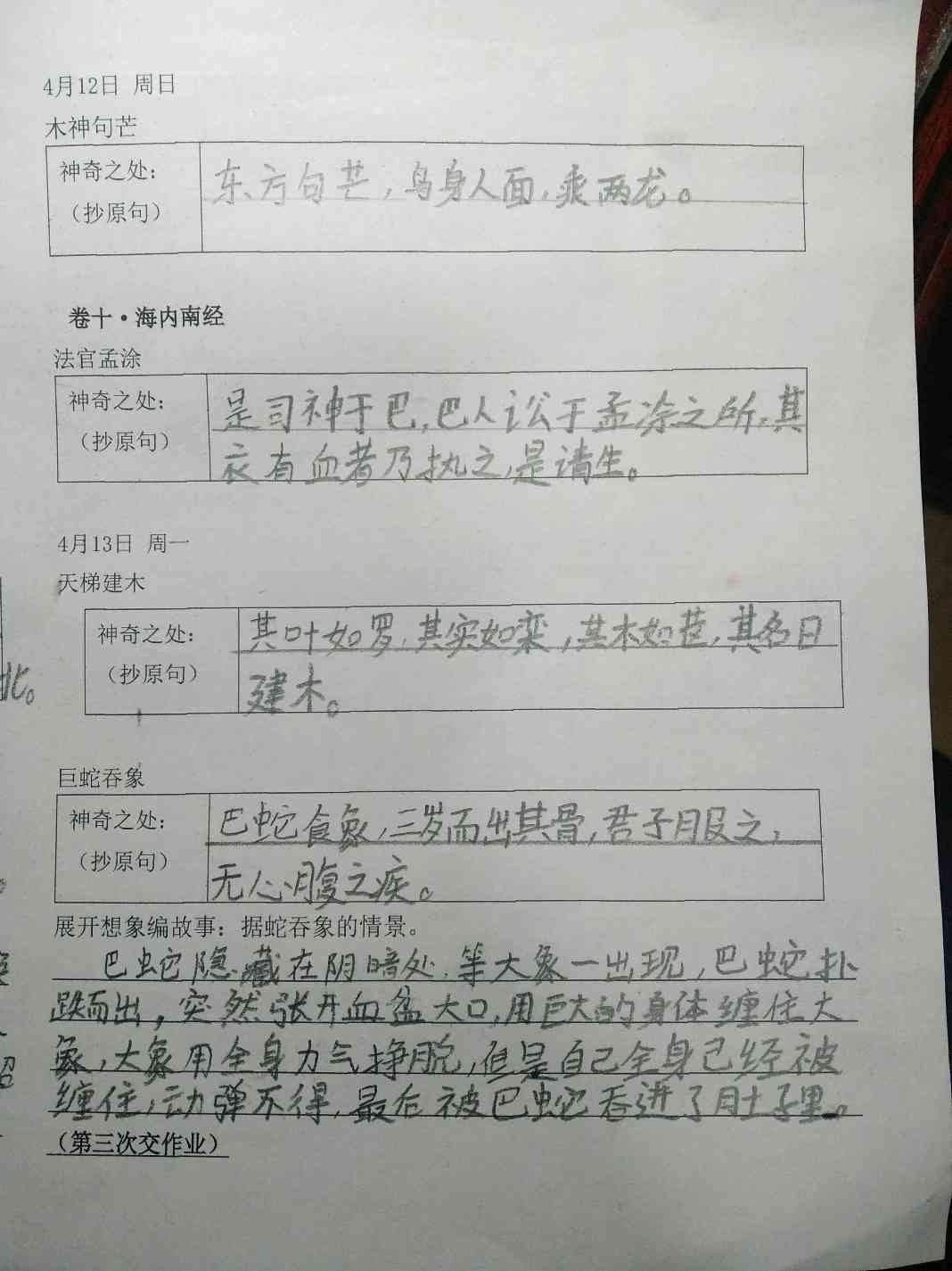 山海经怎么看聊天记录(山海经记录了什么时期的信息)