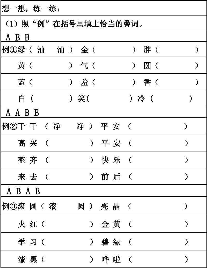 叠词聊天记录可爱的简单介绍