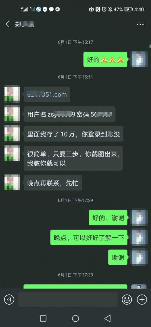 关于投资诈骗有项目有聊天记录的信息