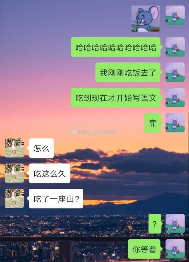 我没跟你笑你别跟我闹聊天记录的简单介绍