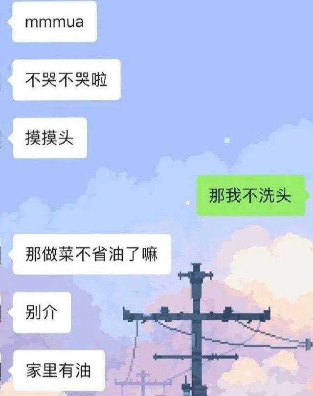 翻聊天记录翻着就笑了(翻了翻以前的聊天记录,好像)