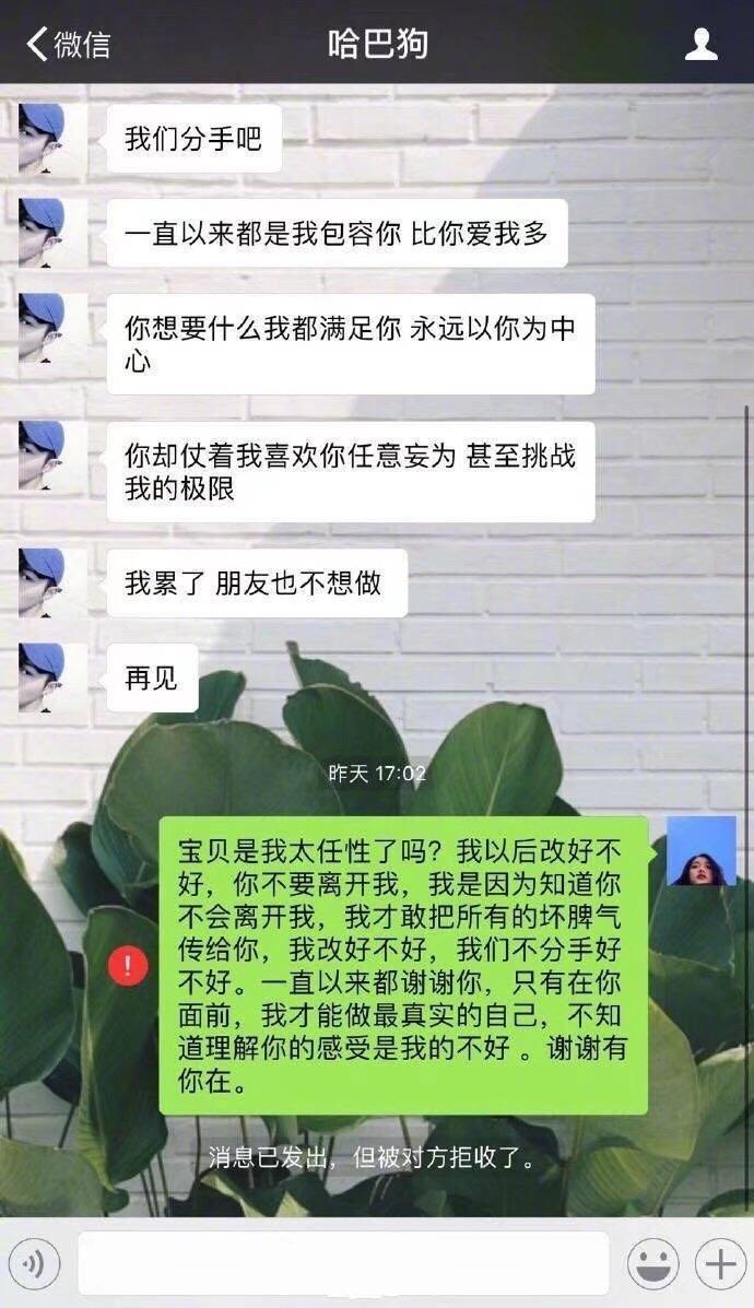 和对象分手的聊天记录突然没了(和对象分手的聊天记录突然没了怎么办)