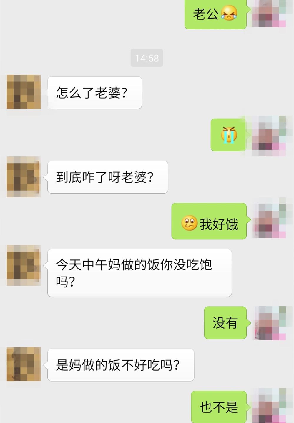 关于老婆电饭煲烧饭聊天记录的信息